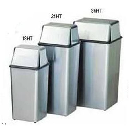 WITT INDUSTRIES Witt Industries 36HTSS Push top hamper and top- stainless steel 36HTSS